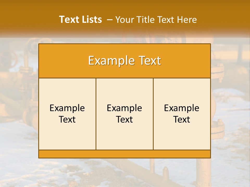 A Yellow Fire Hydrant With A Red Valve PowerPoint Template