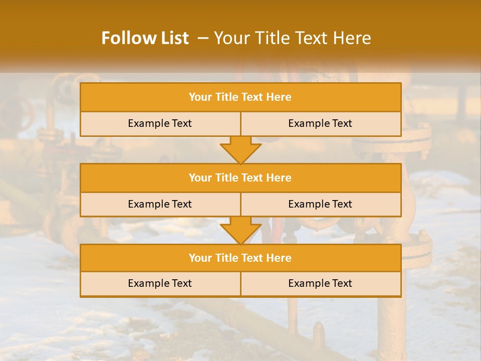 A Yellow Fire Hydrant With A Red Valve PowerPoint Template
