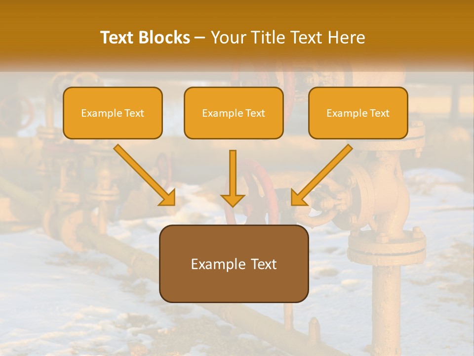 A Yellow Fire Hydrant With A Red Valve PowerPoint Template
