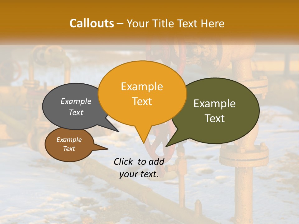 A Yellow Fire Hydrant With A Red Valve PowerPoint Template