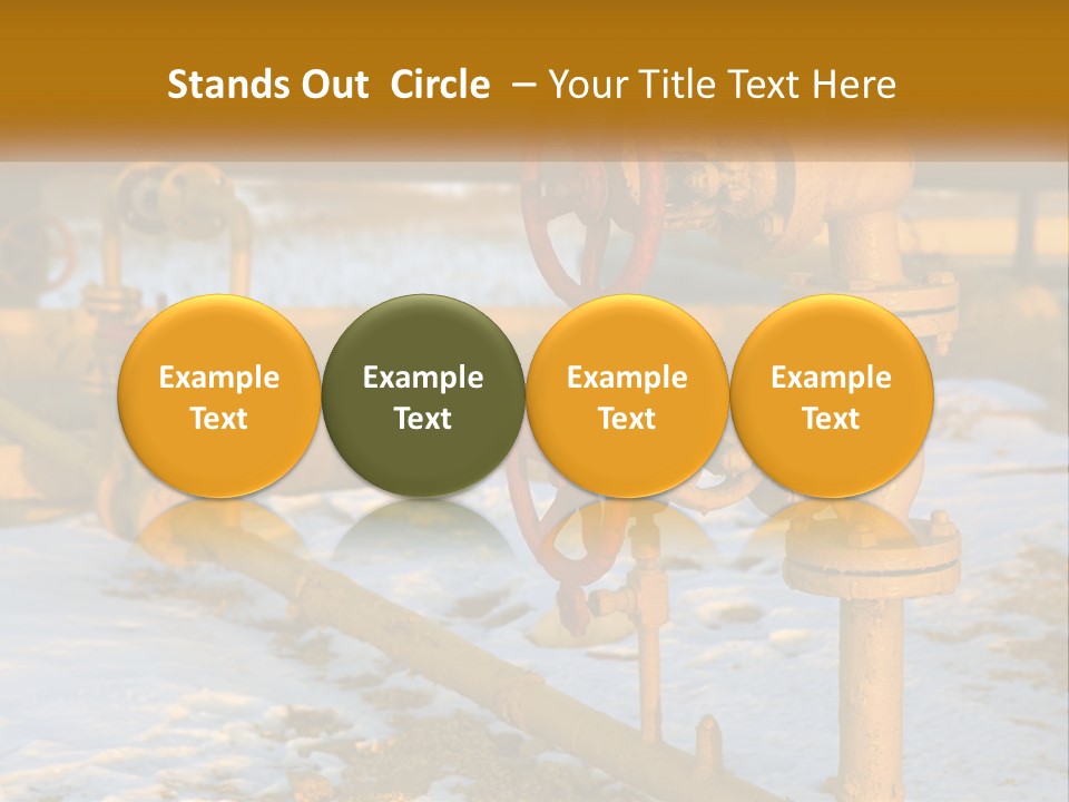 A Yellow Fire Hydrant With A Red Valve PowerPoint Template