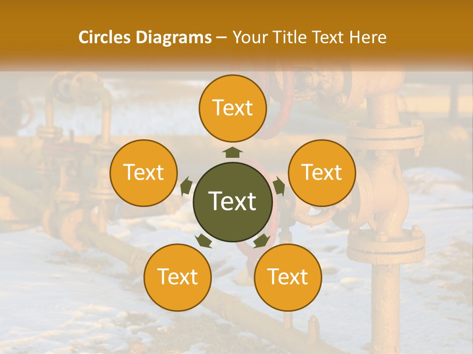 A Yellow Fire Hydrant With A Red Valve PowerPoint Template