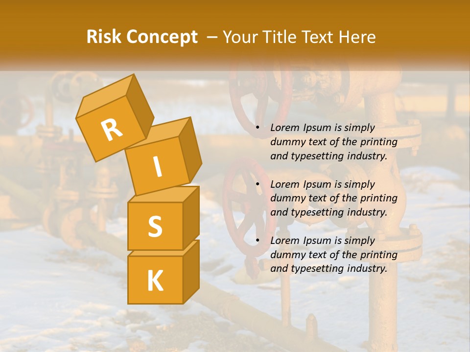 A Yellow Fire Hydrant With A Red Valve PowerPoint Template