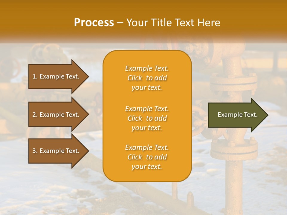 A Yellow Fire Hydrant With A Red Valve PowerPoint Template