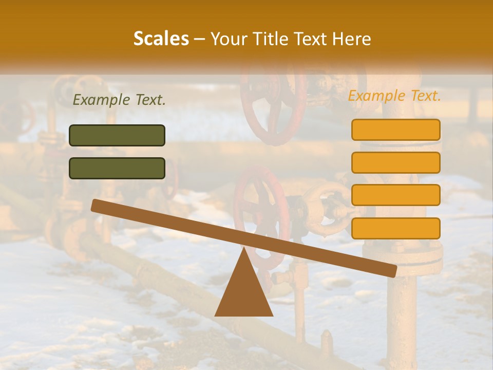 A Yellow Fire Hydrant With A Red Valve PowerPoint Template