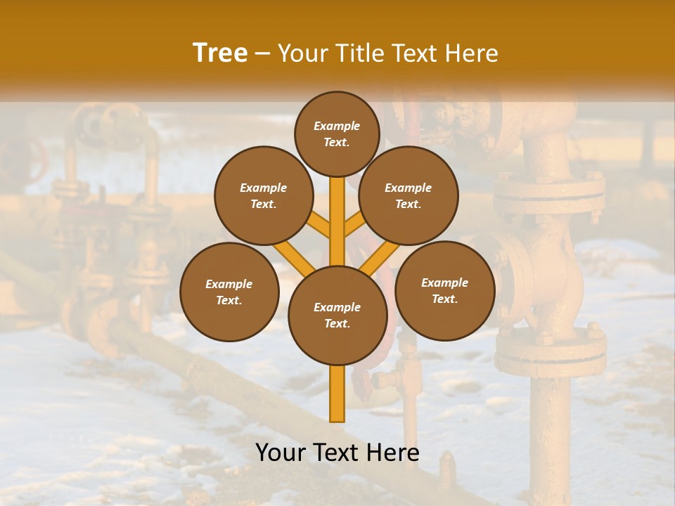 A Yellow Fire Hydrant With A Red Valve PowerPoint Template