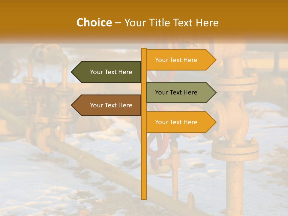 A Yellow Fire Hydrant With A Red Valve PowerPoint Template