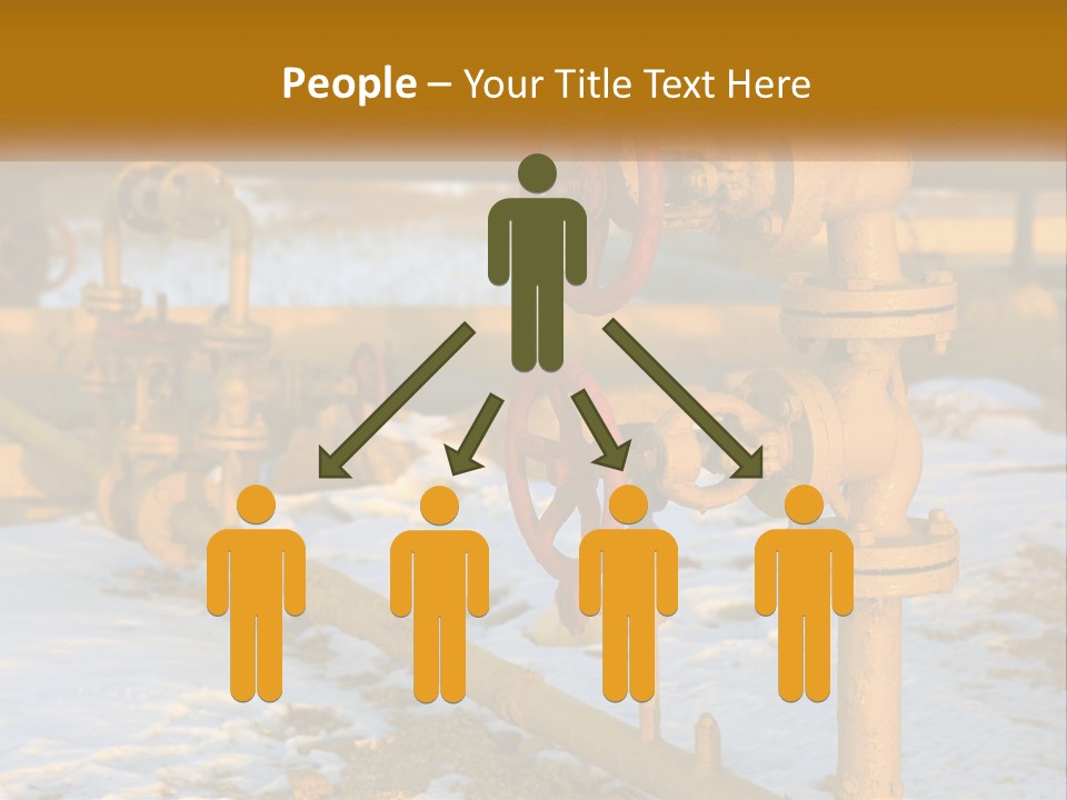 A Yellow Fire Hydrant With A Red Valve PowerPoint Template