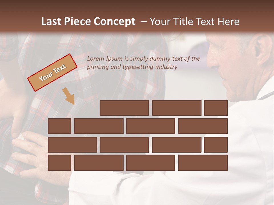 A Woman Sitting Next To A Man In A Dentist's Office PowerPoint Template