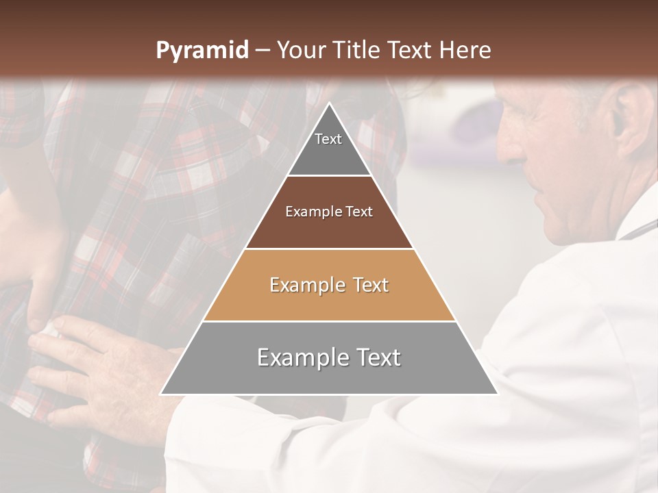 A Woman Sitting Next To A Man In A Dentist's Office PowerPoint Template