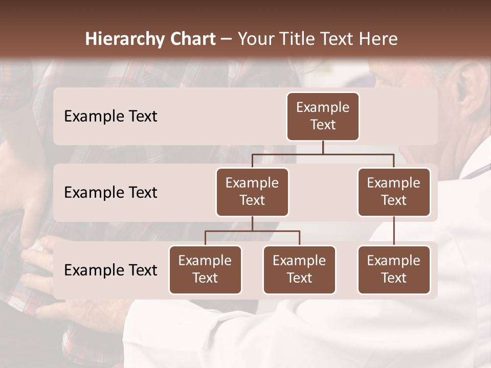 A Woman Sitting Next To A Man In A Dentist's Office PowerPoint Template