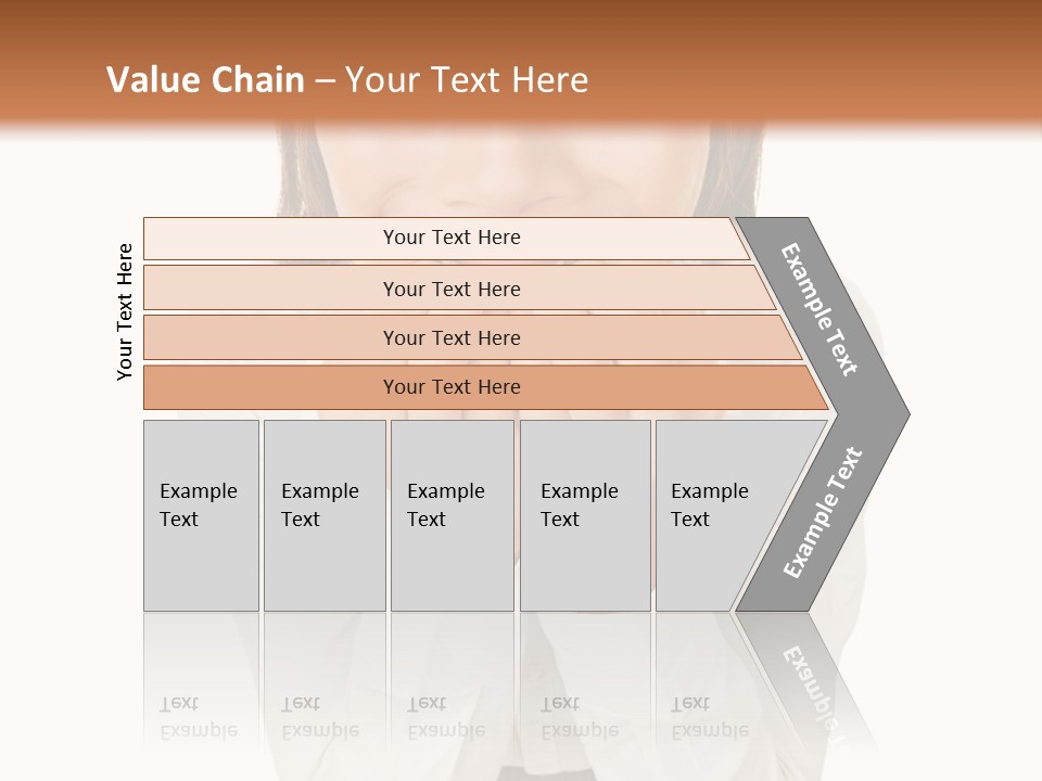 A Woman With Her Hands On Her Face PowerPoint Template
