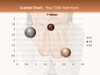 A Woman With Her Hands On Her Face PowerPoint Template