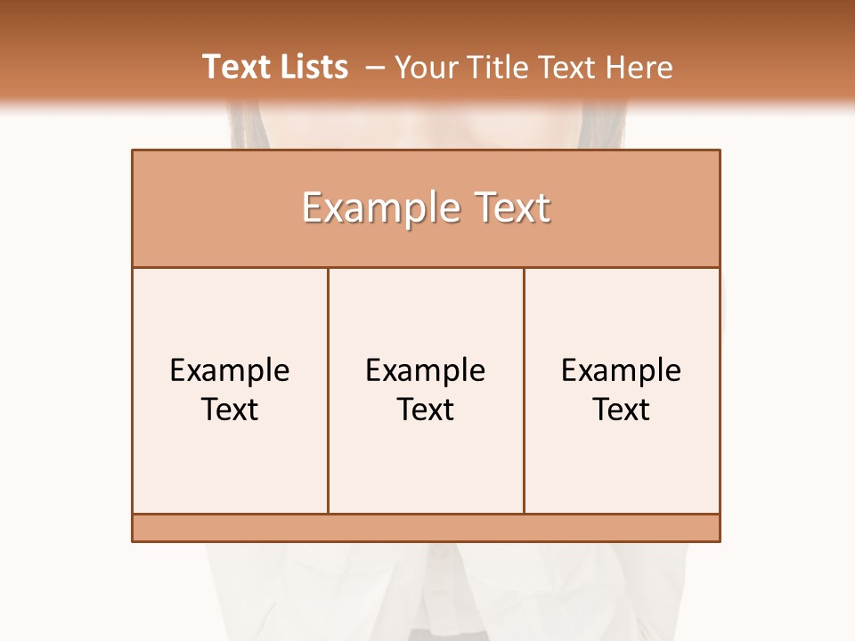 A Woman With Her Hands On Her Face PowerPoint Template