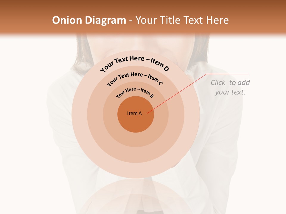 A Woman With Her Hands On Her Face PowerPoint Template