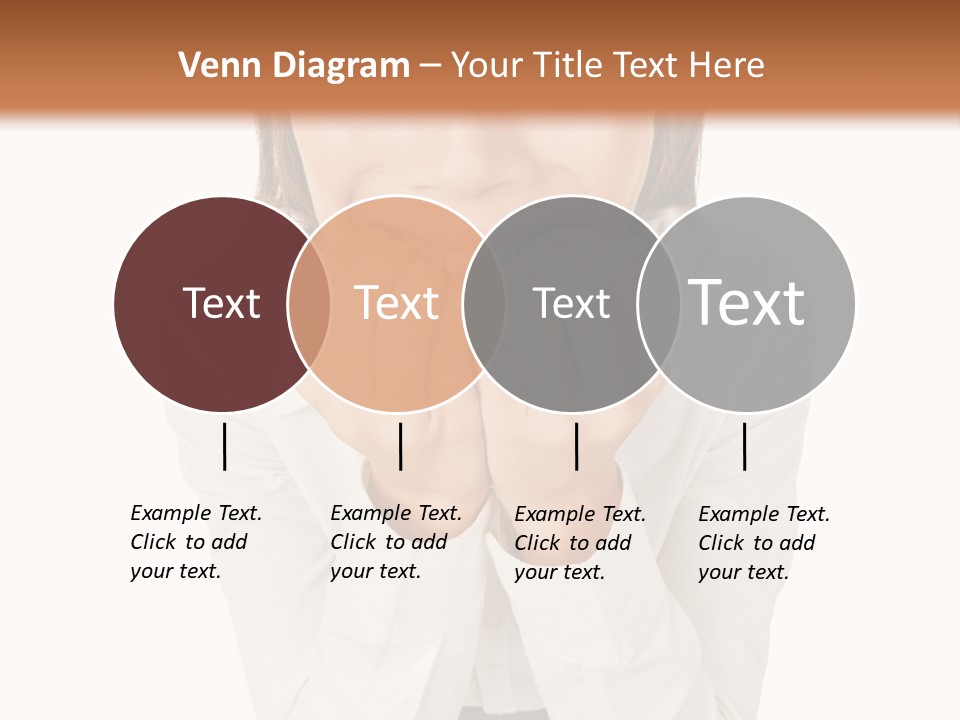 A Woman With Her Hands On Her Face PowerPoint Template