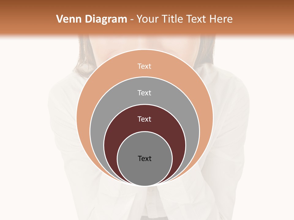 A Woman With Her Hands On Her Face PowerPoint Template