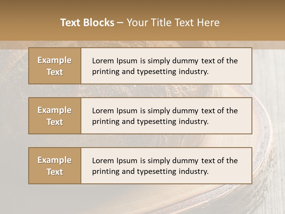 A Loaf Of Bread Sitting On Top Of A Wooden Plate PowerPoint Template