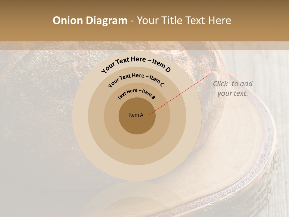 A Loaf Of Bread Sitting On Top Of A Wooden Plate PowerPoint Template