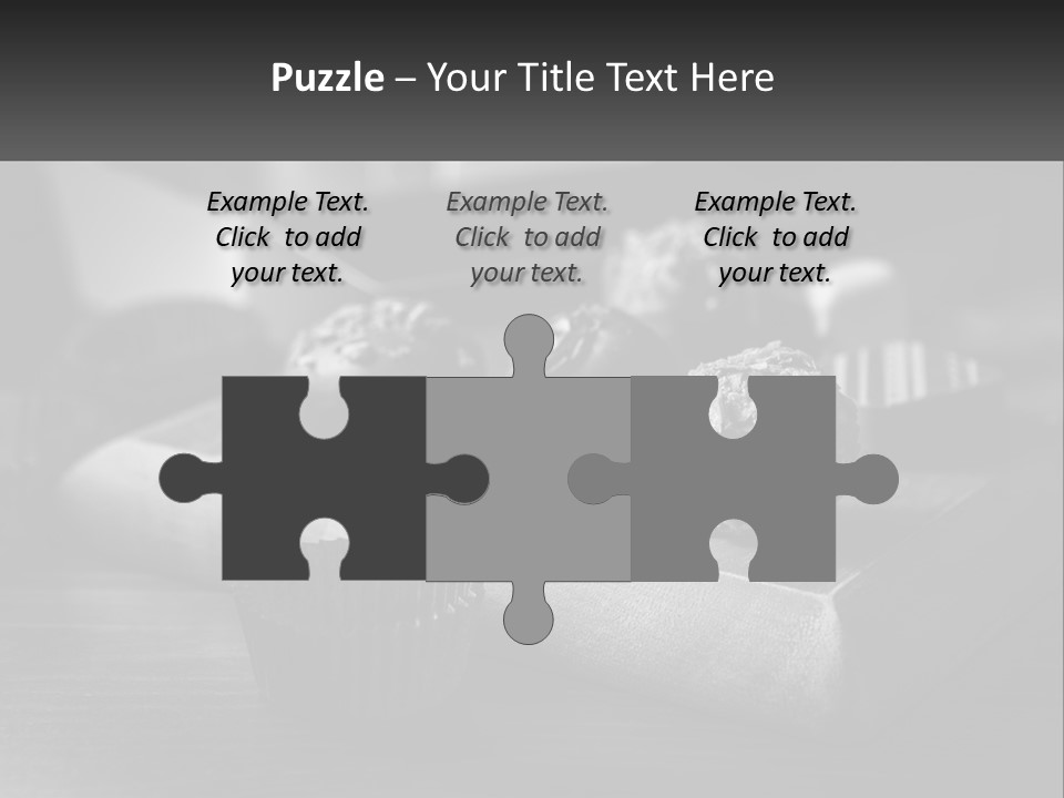 A Wooden Cutting Board Topped With Cupcakes And Muffins PowerPoint Template