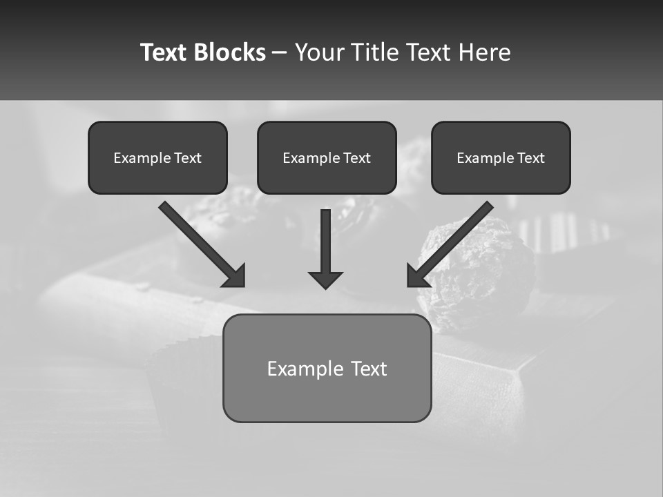 A Wooden Cutting Board Topped With Cupcakes And Muffins PowerPoint Template