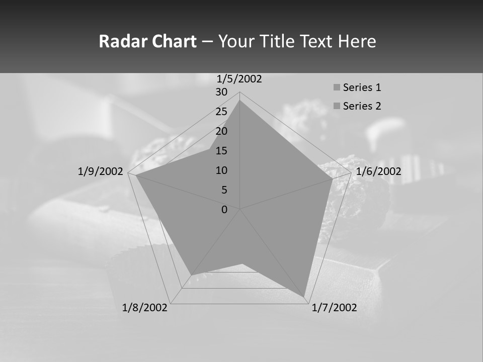 A Wooden Cutting Board Topped With Cupcakes And Muffins PowerPoint Template