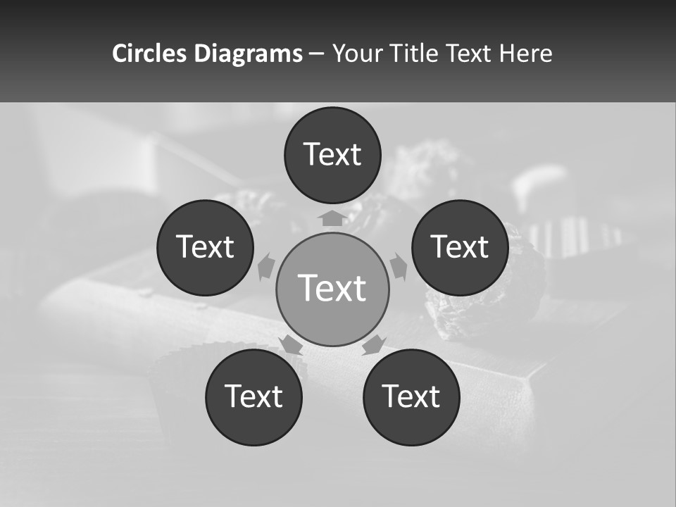 A Wooden Cutting Board Topped With Cupcakes And Muffins PowerPoint Template