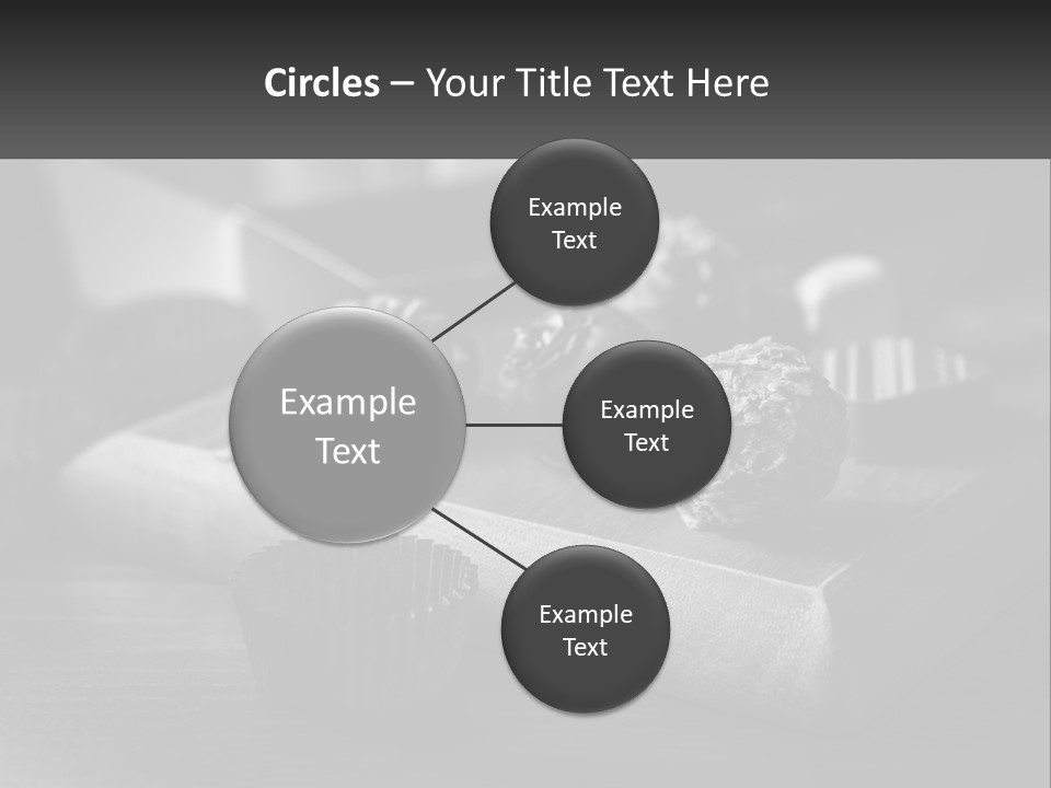 A Wooden Cutting Board Topped With Cupcakes And Muffins PowerPoint Template