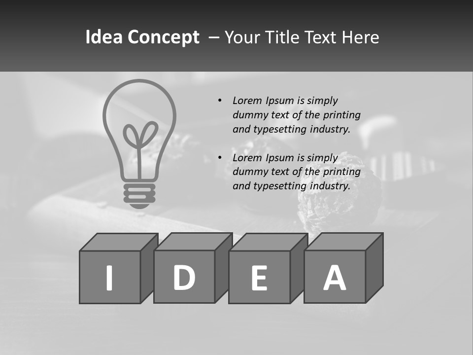 A Wooden Cutting Board Topped With Cupcakes And Muffins PowerPoint Template