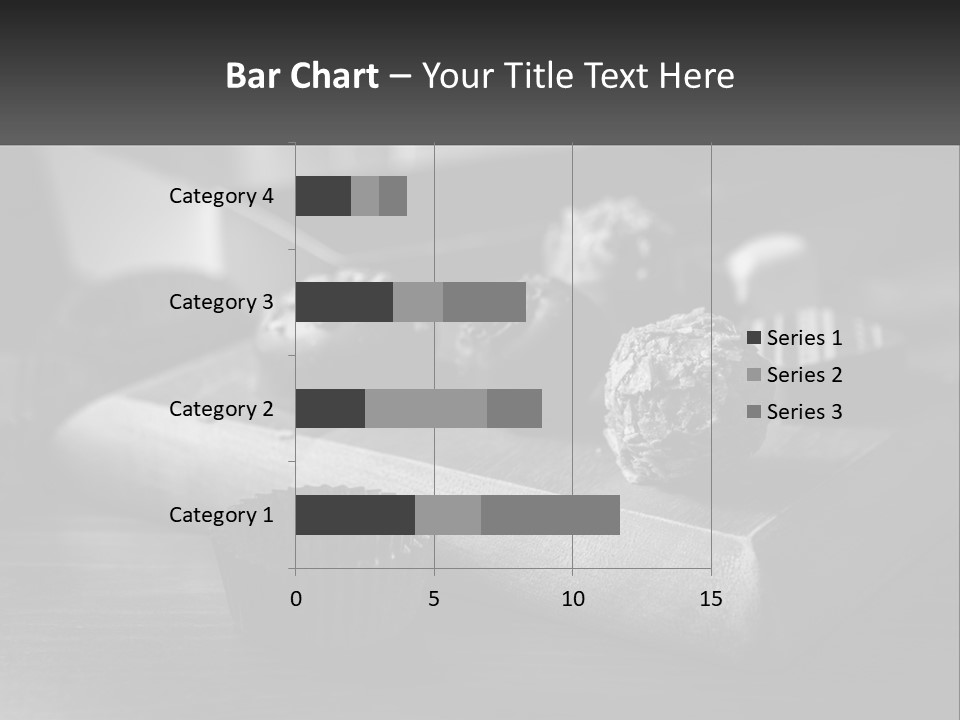 A Wooden Cutting Board Topped With Cupcakes And Muffins PowerPoint Template