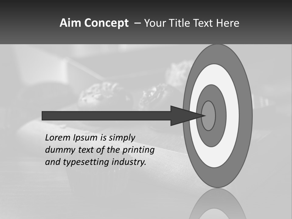 A Wooden Cutting Board Topped With Cupcakes And Muffins PowerPoint Template