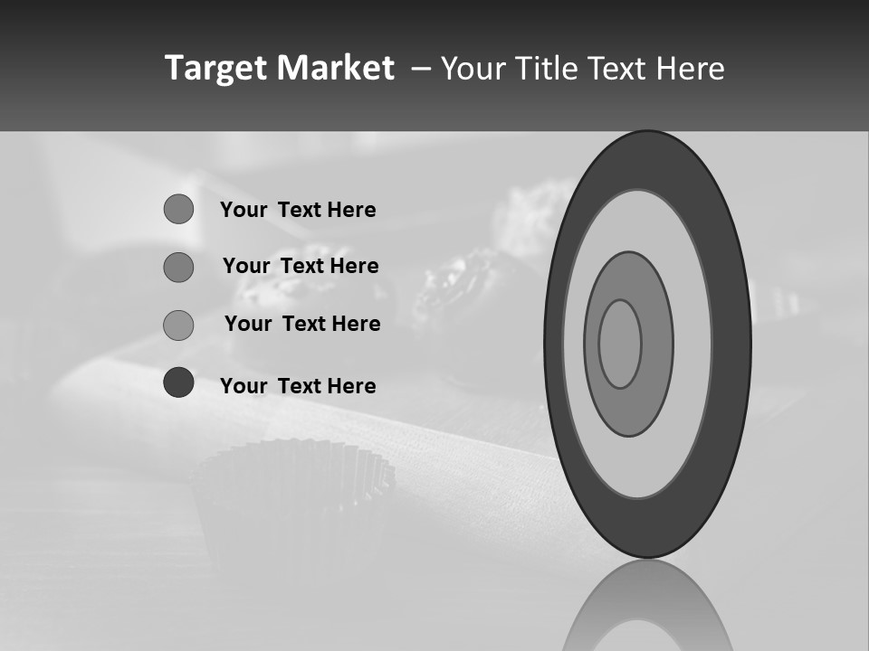 A Wooden Cutting Board Topped With Cupcakes And Muffins PowerPoint Template