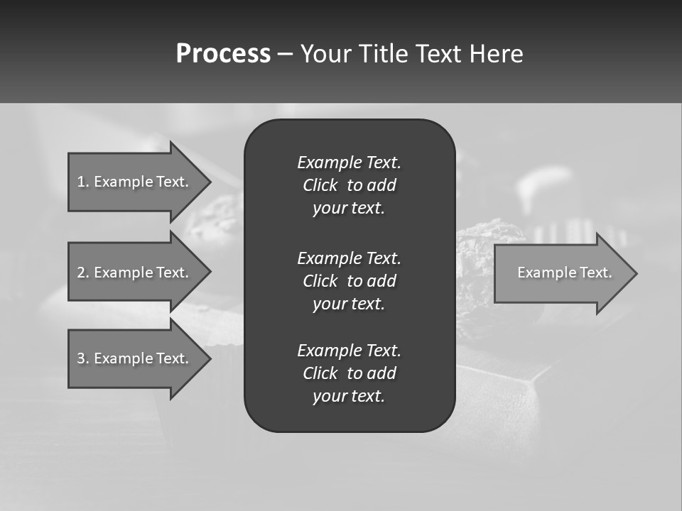 A Wooden Cutting Board Topped With Cupcakes And Muffins PowerPoint Template