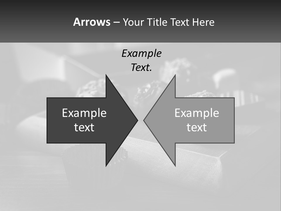 A Wooden Cutting Board Topped With Cupcakes And Muffins PowerPoint Template