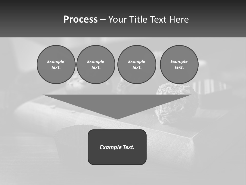 A Wooden Cutting Board Topped With Cupcakes And Muffins PowerPoint Template
