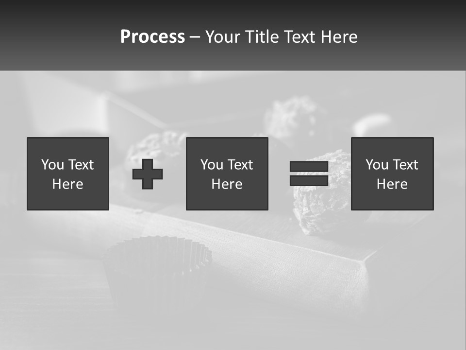 A Wooden Cutting Board Topped With Cupcakes And Muffins PowerPoint Template