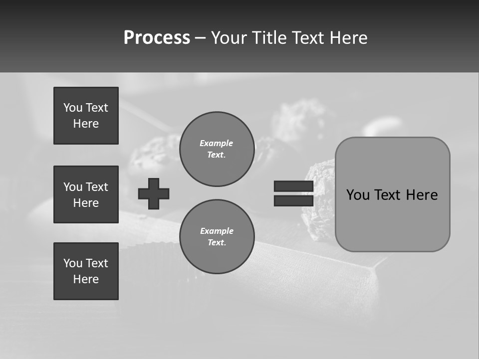 A Wooden Cutting Board Topped With Cupcakes And Muffins PowerPoint Template