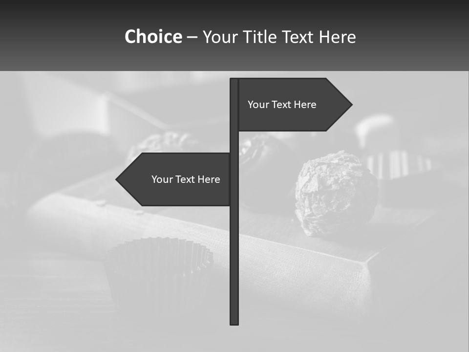 A Wooden Cutting Board Topped With Cupcakes And Muffins PowerPoint Template