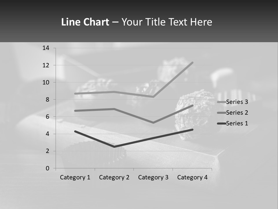 A Wooden Cutting Board Topped With Cupcakes And Muffins PowerPoint Template