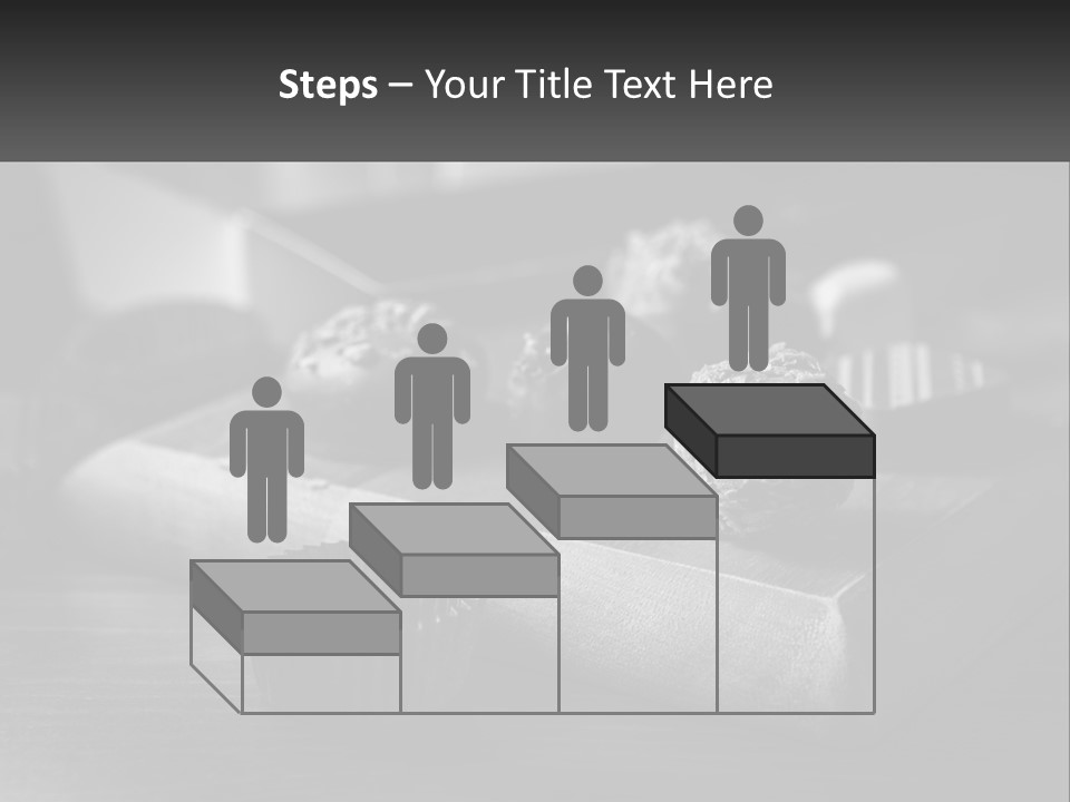 A Wooden Cutting Board Topped With Cupcakes And Muffins PowerPoint Template