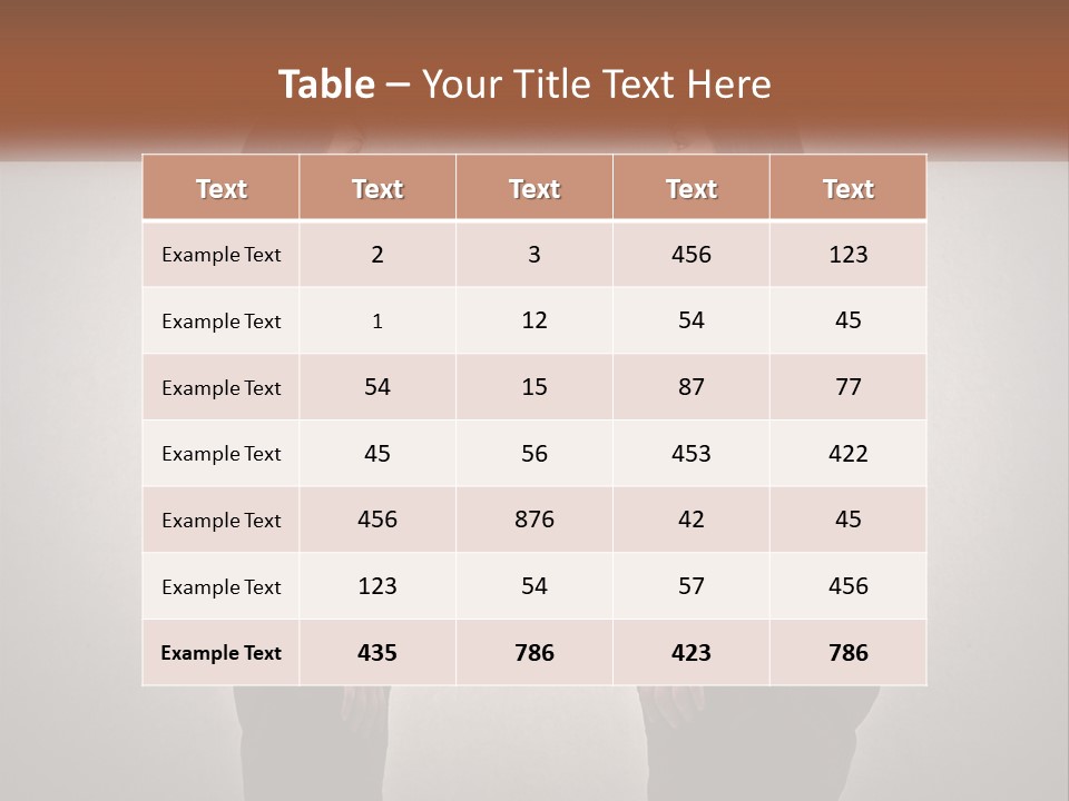 A Woman Standing In Front Of A Wall With Her Hands On Her Hips PowerPoint Template