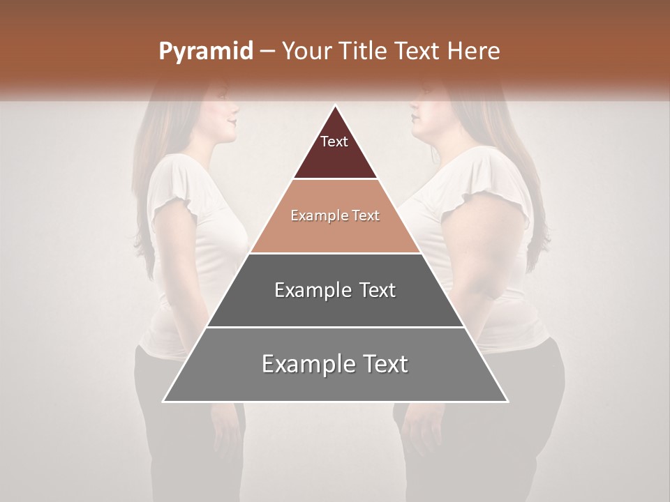 A Woman Standing In Front Of A Wall With Her Hands On Her Hips PowerPoint Template