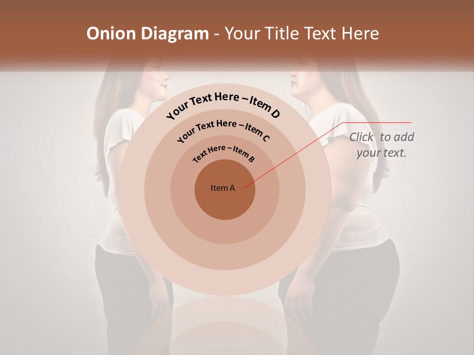 A Woman Standing In Front Of A Wall With Her Hands On Her Hips PowerPoint Template