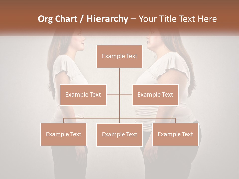 A Woman Standing In Front Of A Wall With Her Hands On Her Hips PowerPoint Template