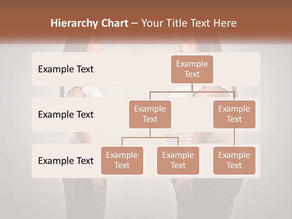 A Woman Standing In Front Of A Wall With Her Hands On Her Hips PowerPoint Template