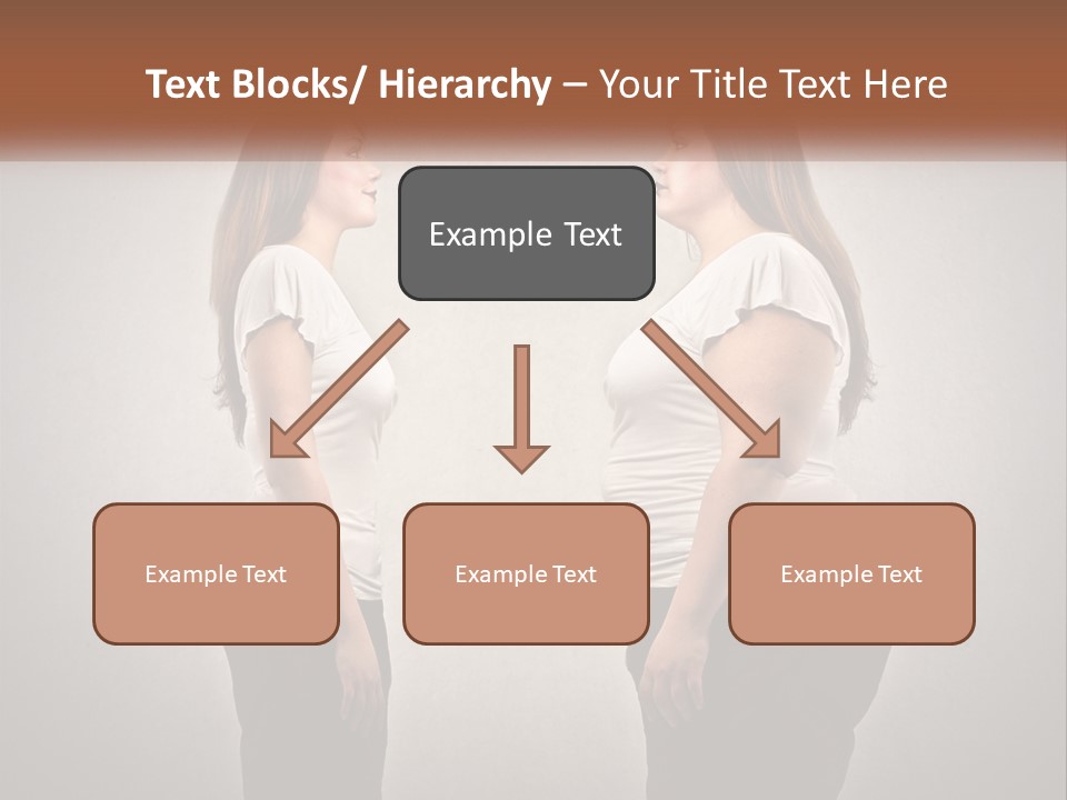 A Woman Standing In Front Of A Wall With Her Hands On Her Hips PowerPoint Template