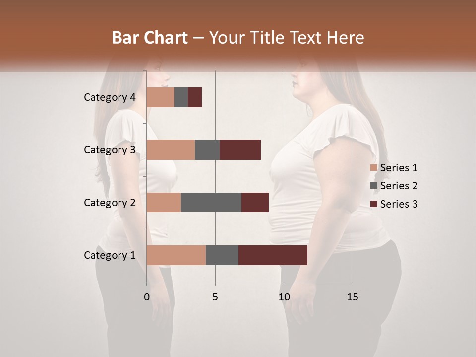 A Woman Standing In Front Of A Wall With Her Hands On Her Hips PowerPoint Template