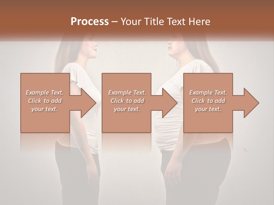 A Woman Standing In Front Of A Wall With Her Hands On Her Hips PowerPoint Template