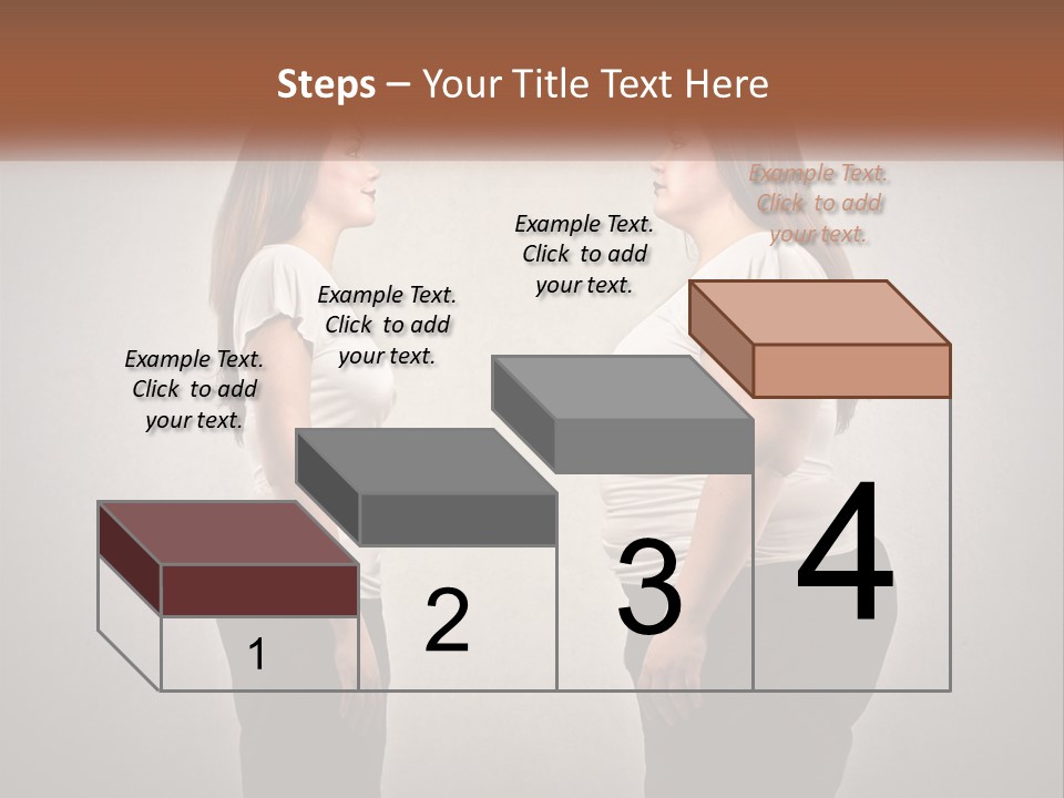 A Woman Standing In Front Of A Wall With Her Hands On Her Hips PowerPoint Template