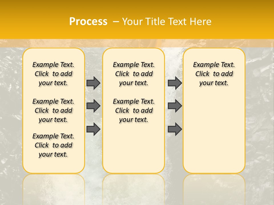 A Man Is Kayaking Down A Waterfall In The Water PowerPoint Template
